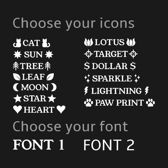 2x Personalized car side mirror decal - Picture 2 of 2